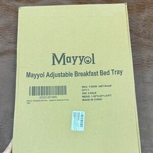 Bamboo Serving/Breakfast Tray with Handles